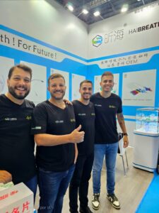 Equipe Haibreath em Xangai